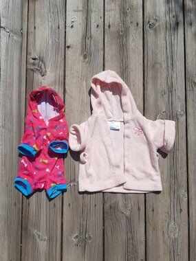 Build a Bear Clothing Pink Sleepwear PJ"s Housecoat